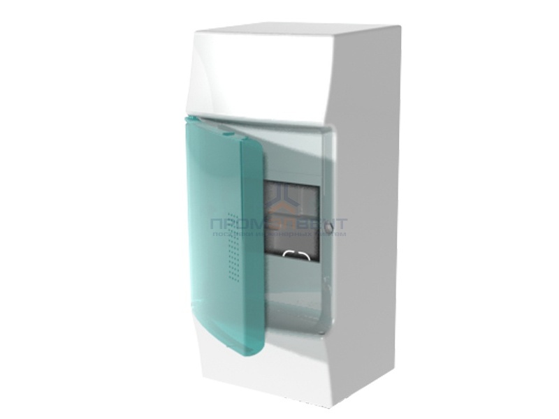 Бокс настенный ABB Mistral41 4М зеленая дверь без клеммного блока