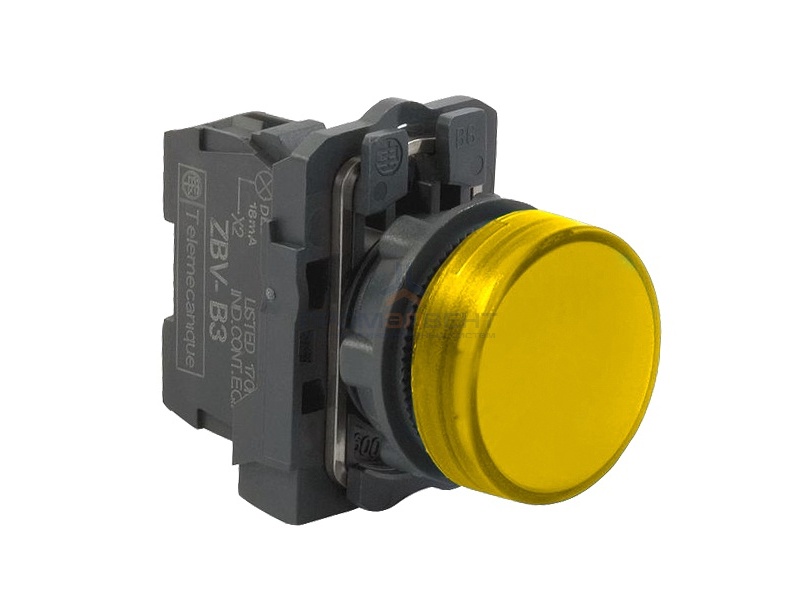 Сигнальная лампа Schneider Electric XB5AVB5 22мм 24В желтая